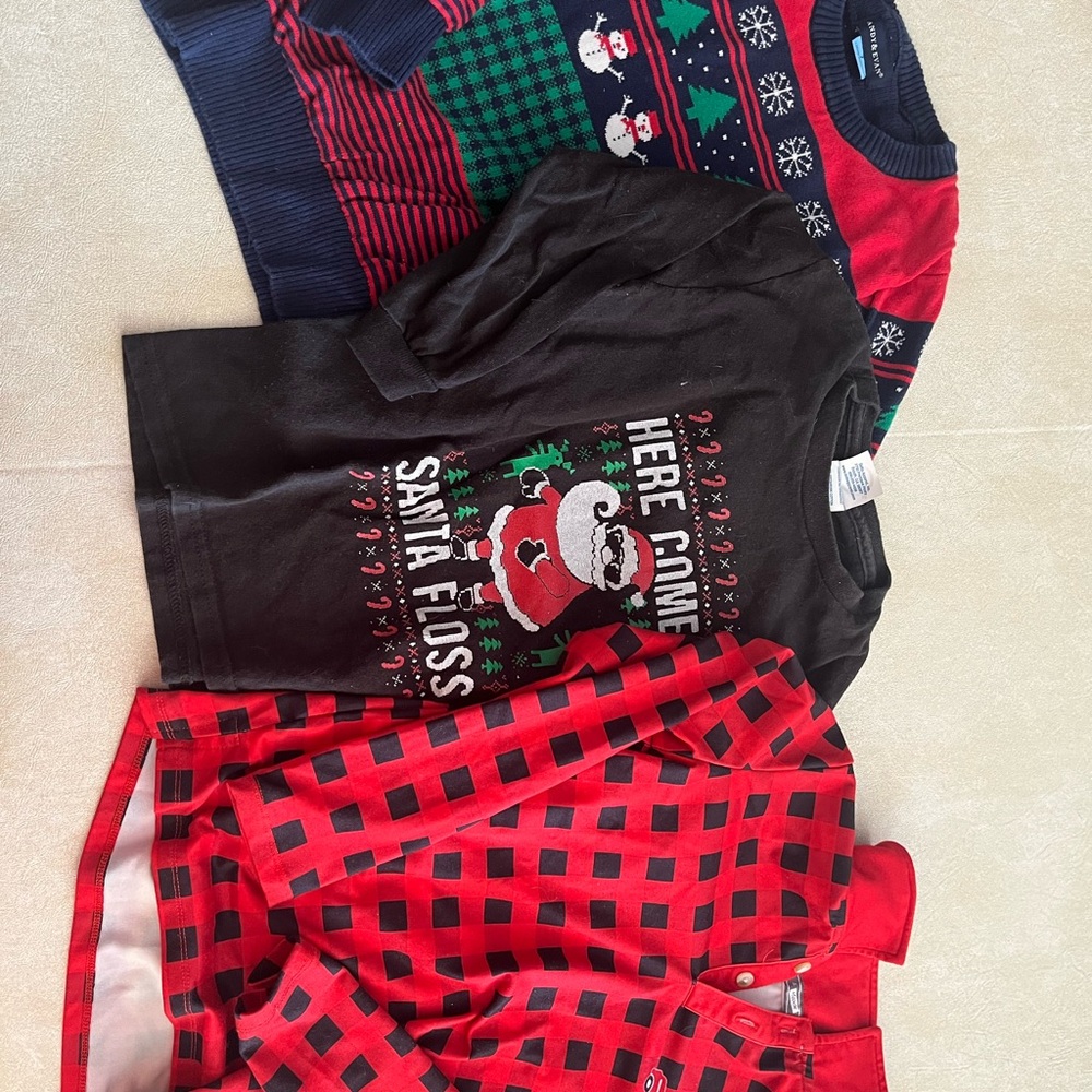 Festive shirts and sweater - Boys